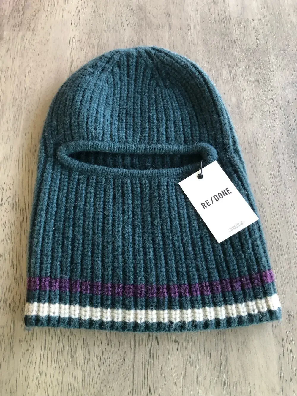 RE/DONE Retro Knit Evergreen Balaclava - OS